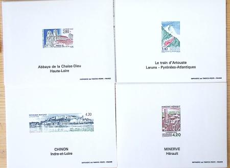 1993-1995, Exceptionnel stock de bloc-feuillets gommés,
