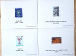 1993-1995, Exceptionnel stock de bloc-feuillets gommés,