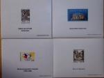 1993-1995, Exceptionnel stock de bloc-feuillets gommés,