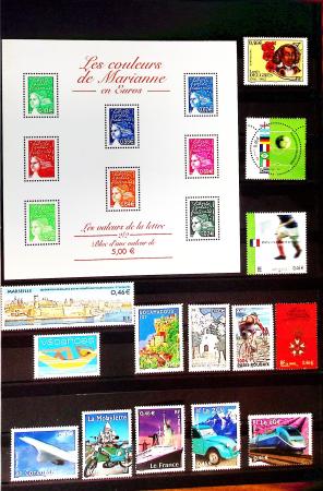 1900-2011, Sept classeurs de France, dont petite section