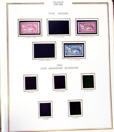1900-2000, Collection de France 8 classeurs Présidence,