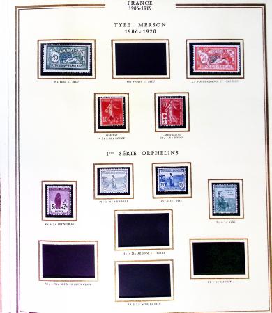 1900-2000, Collection de France 8 classeurs Présidence,