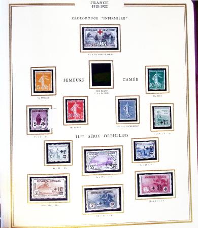 1900-2000, Collection de France 8 classeurs Présidence,