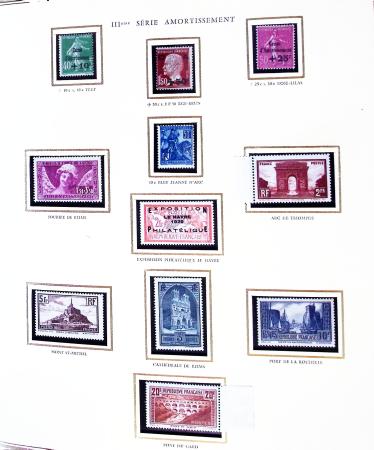 1900-2000, Collection de France 8 classeurs Présidence,
