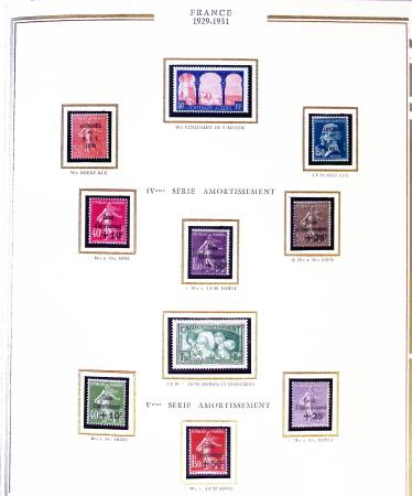 1900-2000, Collection de France 8 classeurs Présidence,