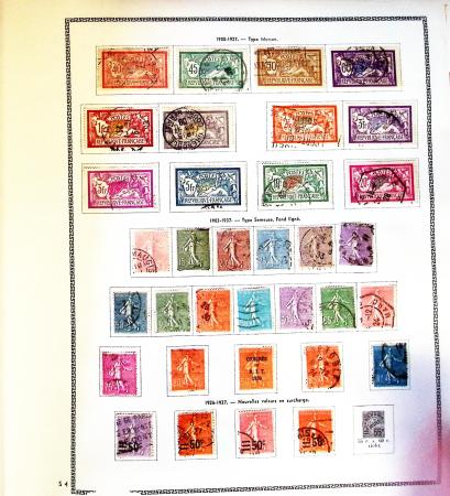 1924-1955, Lot de France neufs */**, en quantité multiples