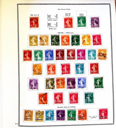 1924-1955, Lot de France neufs */**, en quantité multiples