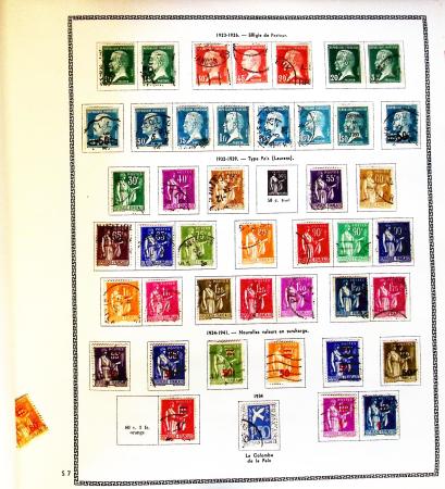 1924-1955, Lot de France neufs */**, en quantité multiples