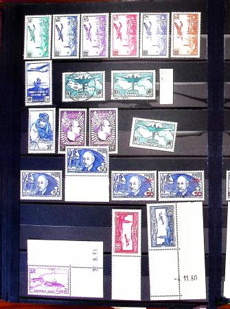 1924-1955, Lot de France neufs */**, en quantité multiples