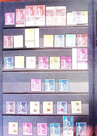 1924-1955, Lot de France neufs */**, en quantité multiples