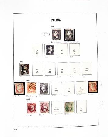 1850-2002, Collection en 5 albums Davo avec des neufs,
