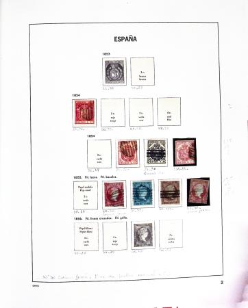 1850-2002, Collection en 5 albums Davo avec des neufs,