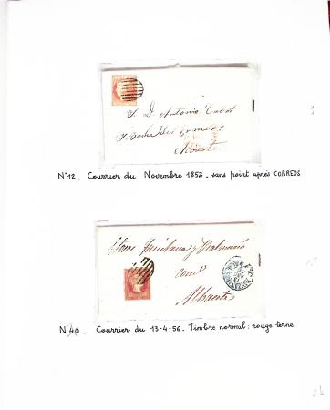 1850-2002, Collection en 5 albums Davo avec des neufs,