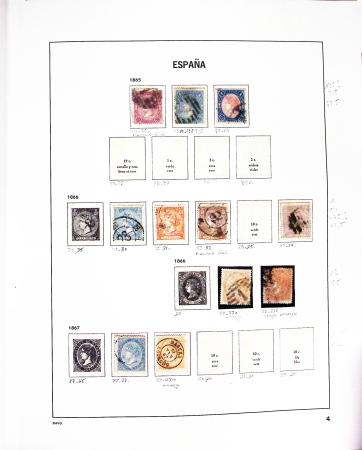 1850-2002, Collection en 5 albums Davo avec des neufs,