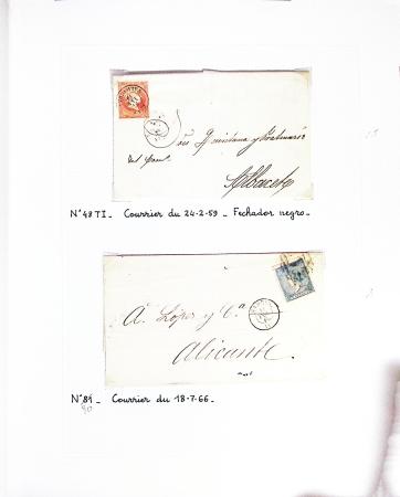 1850-2002, Collection en 5 albums Davo avec des neufs,