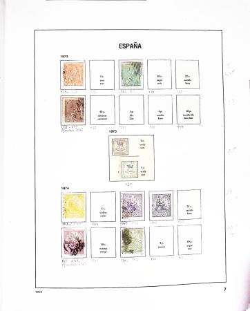 1850-2002, Collection en 5 albums Davo avec des neufs,