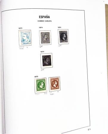 1850-2002, Collection en 5 albums Davo avec des neufs,