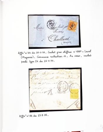 1849-2007, Collection en albums Davo avec des neufs,