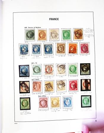 1849-2007, Collection en albums Davo avec des neufs,