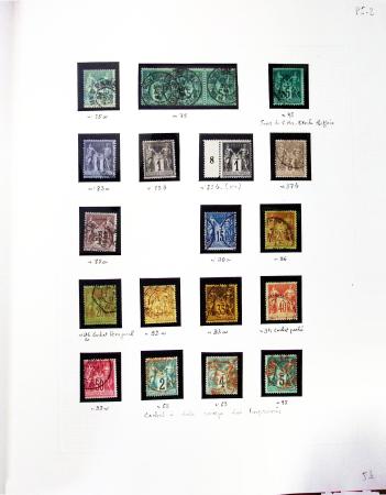1849-2007, Collection en albums Davo avec des neufs,