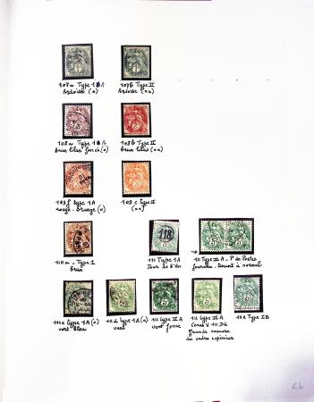 1849-2007, Collection en albums Davo avec des neufs,