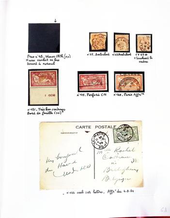 1849-2007, Collection en albums Davo avec des neufs,