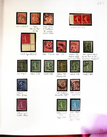 1849-2007, Collection en albums Davo avec des neufs,