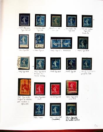1849-2007, Collection en albums Davo avec des neufs,