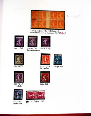 1849-2007, Collection en albums Davo avec des neufs,