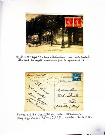 1849-2007, Collection en albums Davo avec des neufs,