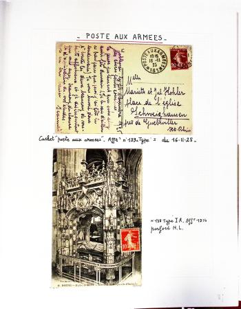 1849-2007, Collection en albums Davo avec des neufs,
