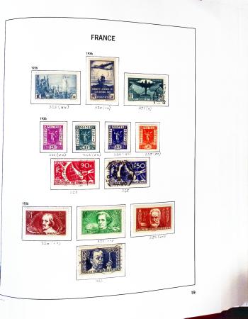 1849-2007, Collection en albums Davo avec des neufs,
