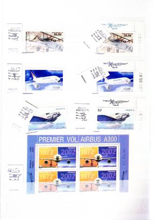 1849-2007, Collection en albums Davo avec des neufs,