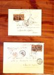 1874-1904, 23 lettres d'INDOCHINE, dont rareté, à noter