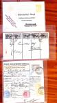 1879-1950, une boite de lettres de ROUMANIE, dont mandats,