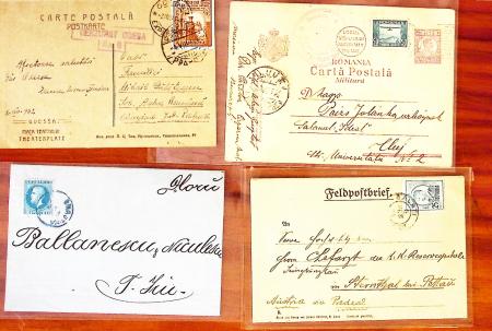 1879-1950, une boite de lettres de ROUMANIE, dont mandats,