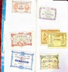 1849-1987, Un carton de vrac essentiellement obl.,