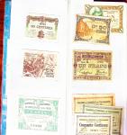 1849-1987, Un carton de vrac essentiellement obl.,
