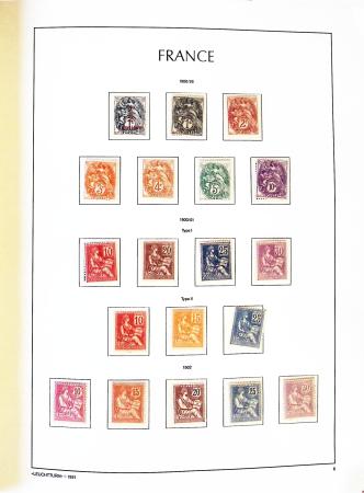 1876-2022, Collection de France en 21 classeurs Leuchtturm