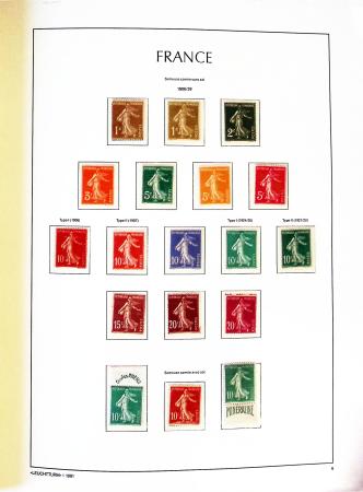 1876-2022, Collection de France en 21 classeurs Leuchtturm