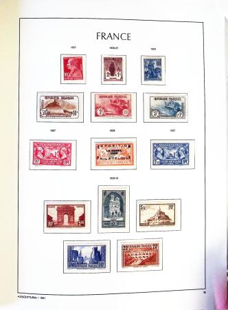 1876-2022, Collection de France en 21 classeurs Leuchtturm