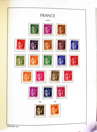 1876-2022, Collection de France en 21 classeurs Leuchtturm