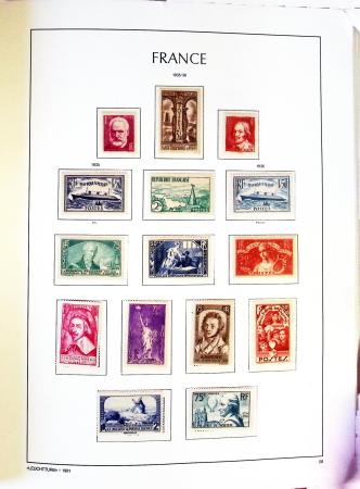 1876-2022, Collection de France en 21 classeurs Leuchtturm