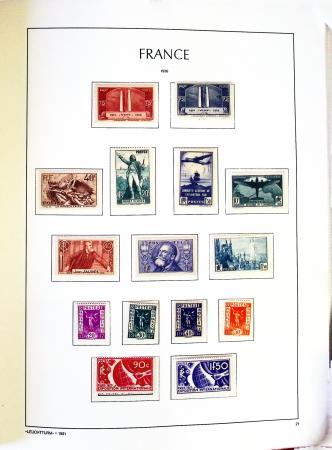 1876-2022, Collection de France en 21 classeurs Leuchtturm