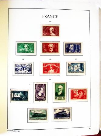 1876-2022, Collection de France en 21 classeurs Leuchtturm