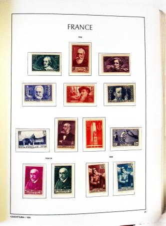 1876-2022, Collection de France en 21 classeurs Leuchtturm
