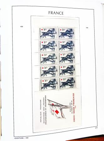 1876-2022, Collection de France en 21 classeurs Leuchtturm