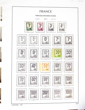 1876-2022, Collection de France en 21 classeurs Leuchtturm