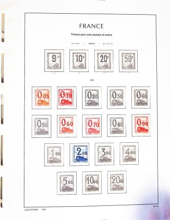 1876-2022, Collection de France en 21 classeurs Leuchtturm