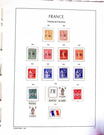 1876-2022, Collection de France en 21 classeurs Leuchtturm